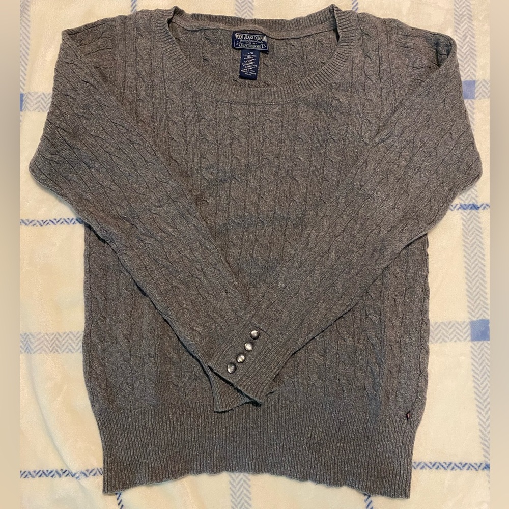 polo by ralph lauren grey sweater